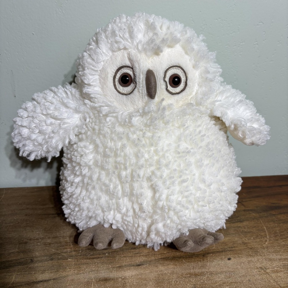 Jellycat London Snowy Owl Apollo Plush Stuffed Animal White Soft Toy Plushie